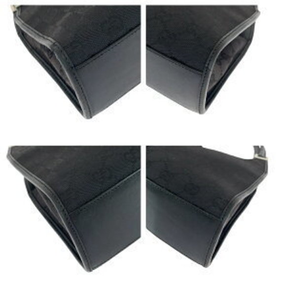 GUCCI Jackie Black GG Canvas Hobo Shoulder Bag - Picture 3 of 9